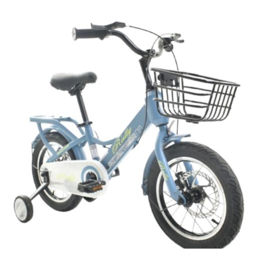 صورة دراجة أطفال رالي بسلة أمامية ولون واحد مقاس 12,14,16